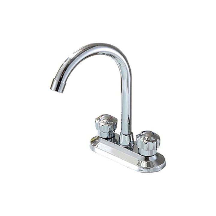 Lisslune | High Arch Conversion Faucet Two Handle Brass Sink Faucet for the Bathroom
