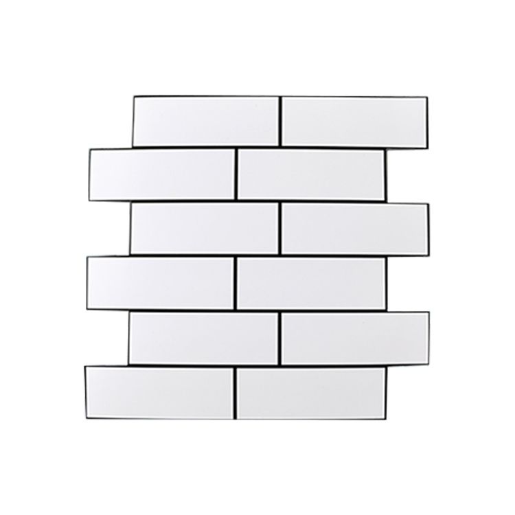 Lisslune | Plastic Peel & Stick Subway Tiles Contemporary Waterproof Peel & Stick Subway Tiles