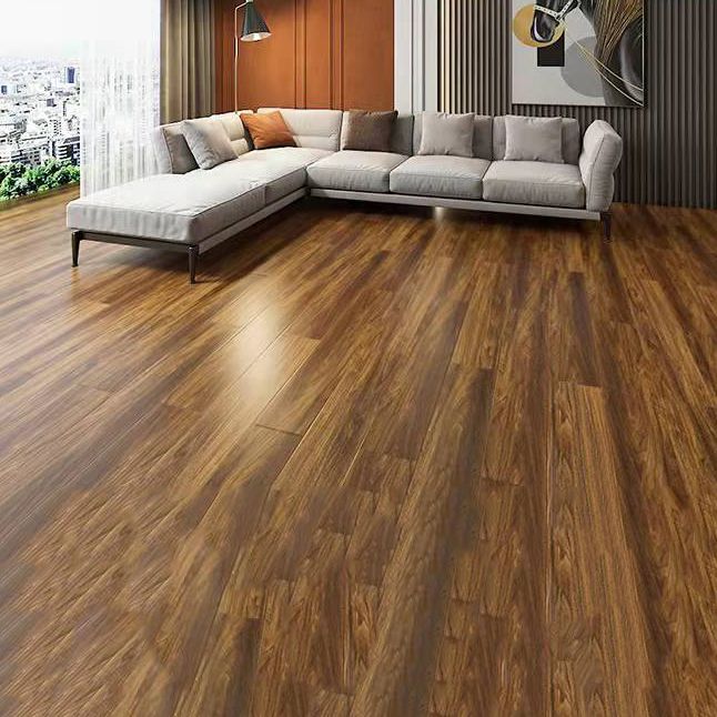 Lisslune | 49"x8" width E0 natural solid wood laminate flooring, click-lock, waterproof