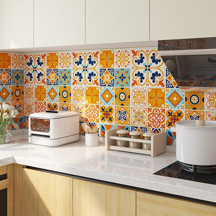 Lisslune | Modern Peel and Stick Backsplash PVC Mosaic Tiles Wallpaper for Backsplash Wall