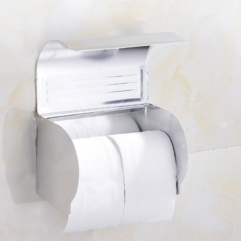 Lisslune | Modern Stainless Steel Paper Holder Bathroom Shelf Bathroom Accessories Set