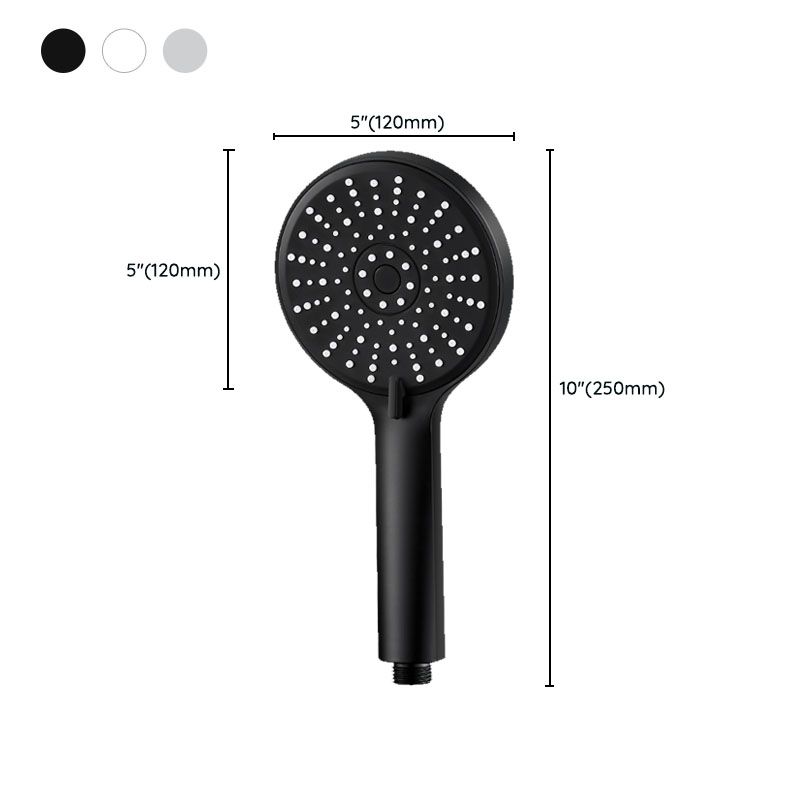 Lisslune | ABS Plastic Handheld Shower High Pressure 5 Spray Patterns Wall Mounted Showerhead