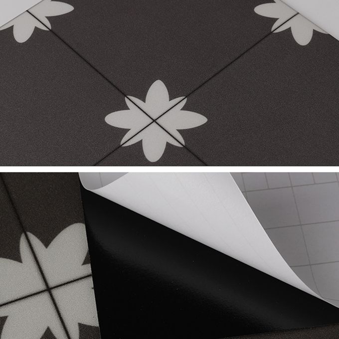 Lisslune | PVC Peel and Stick Splash Protection Square Single Panel Wallpaper with Water Resistant