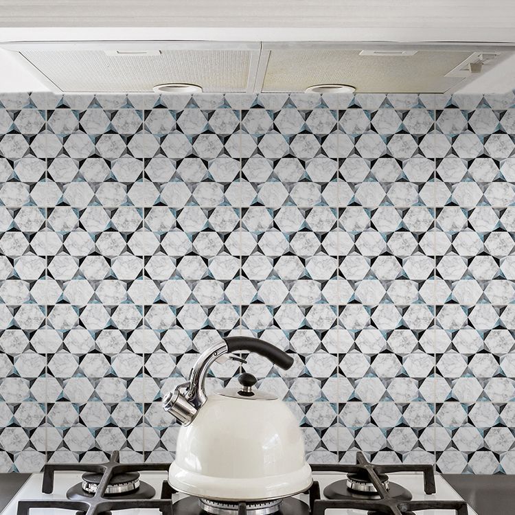 Lisslune | Contemporary Mosaic Tile Peel and Stick Tile Kitchen Backsplash Peel and Stick Wall Tile