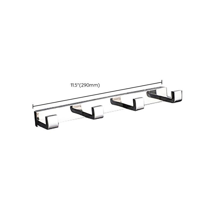 Lisslune | Modern Bathroom Element Set Paper Holder Gray Towel Bar Bathroom Accessory Set