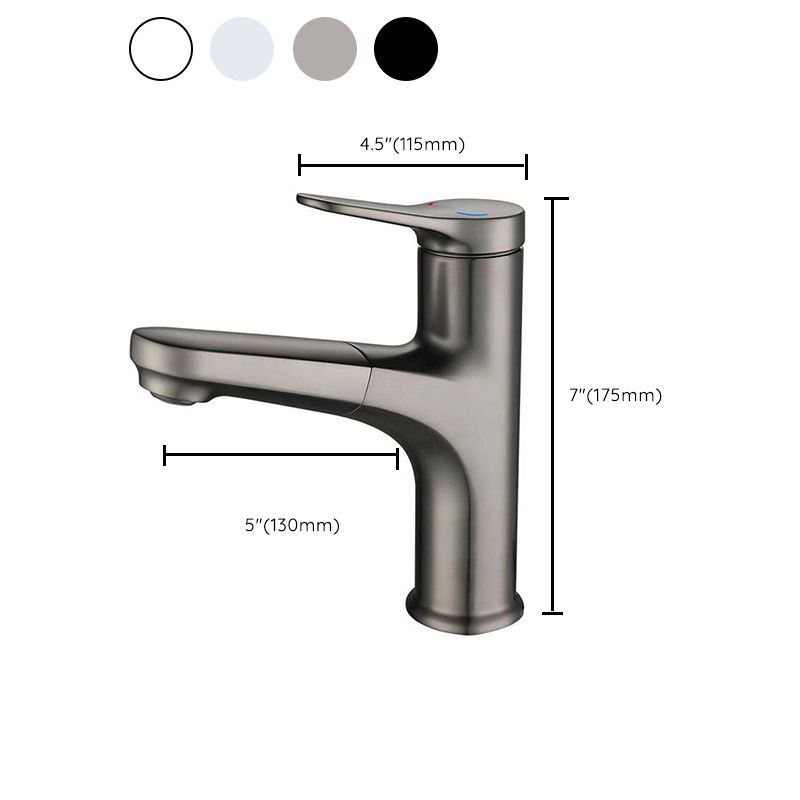 Lisslune | Basic Sink Faucet Brass Faucet Silver Centerset Sink Faucet