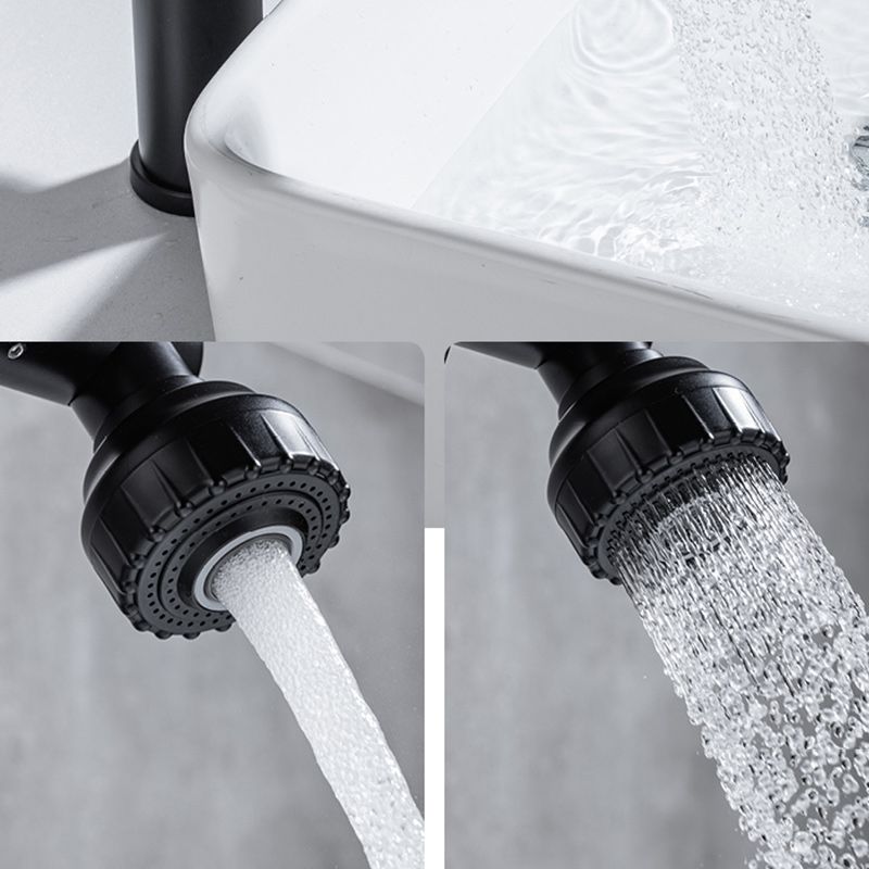 Lisslune | Swivel spout bathroom faucet single hole sink faucet with lever handle