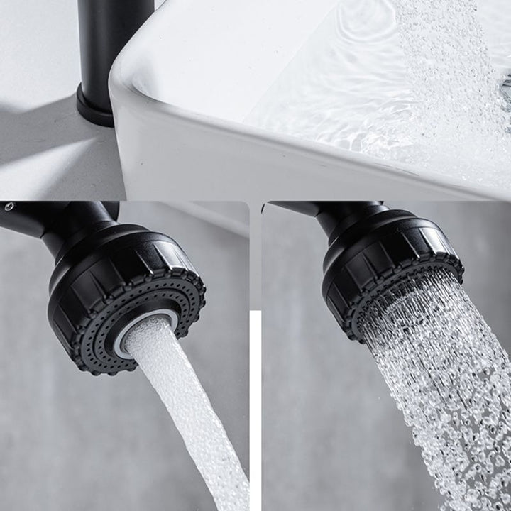 Lisslune | Swivel spout bathroom faucet single hole sink faucet with lever handle