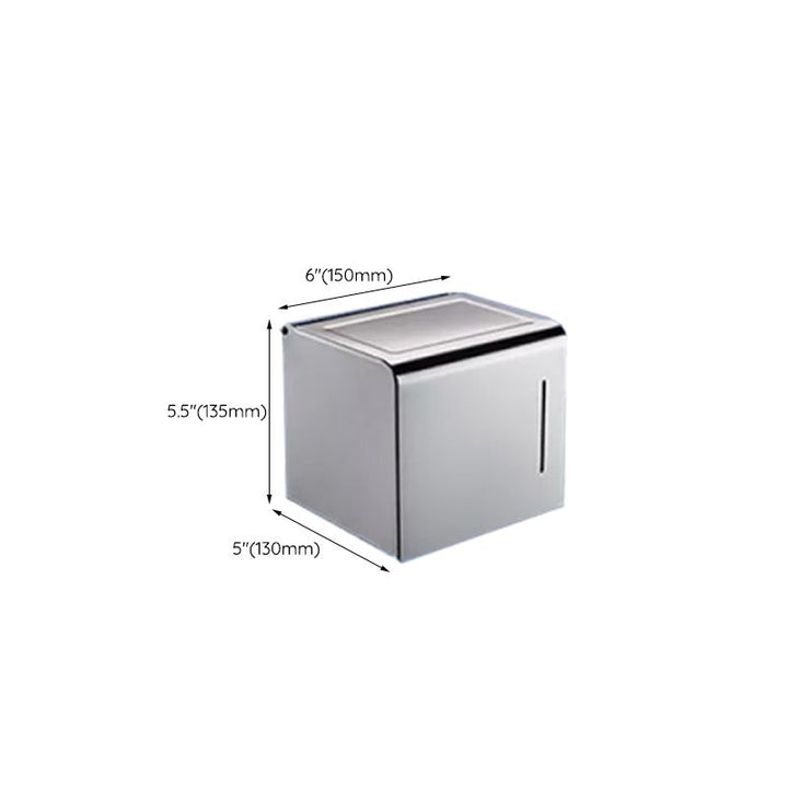 Lisslune | Contemporary bathroom accessory set made of aluminum with towel holder/bath shelf