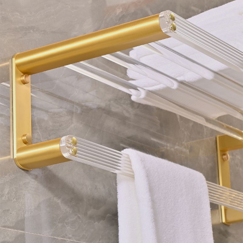 Lisslune | Metal and Acrylic Bathroom Accessories as a Single Piece or in a Set in Gold