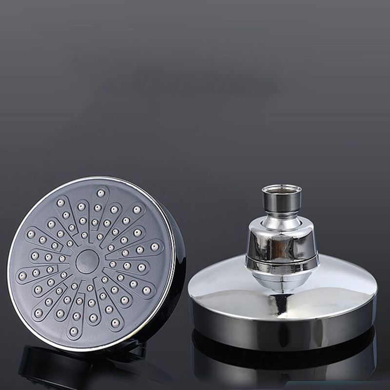 Lisslune | Round Fixed Shower Head Traditional Style Metal 5-Inch Fixed Shower Head