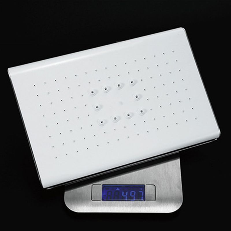 Lisslune | Rectangular Fixed Shower Head Traditional Ceiling Mounted Shower Head