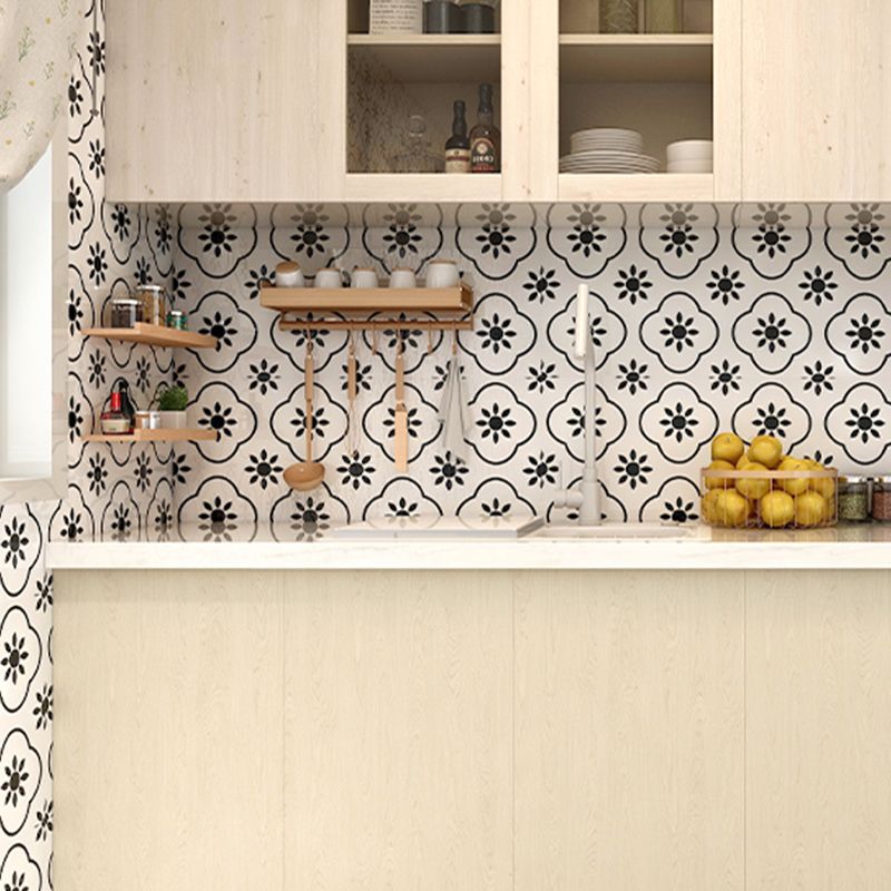 Lisslune | Modern Kitchen Back Wall Wallpaper Peel and Stick Field Tile