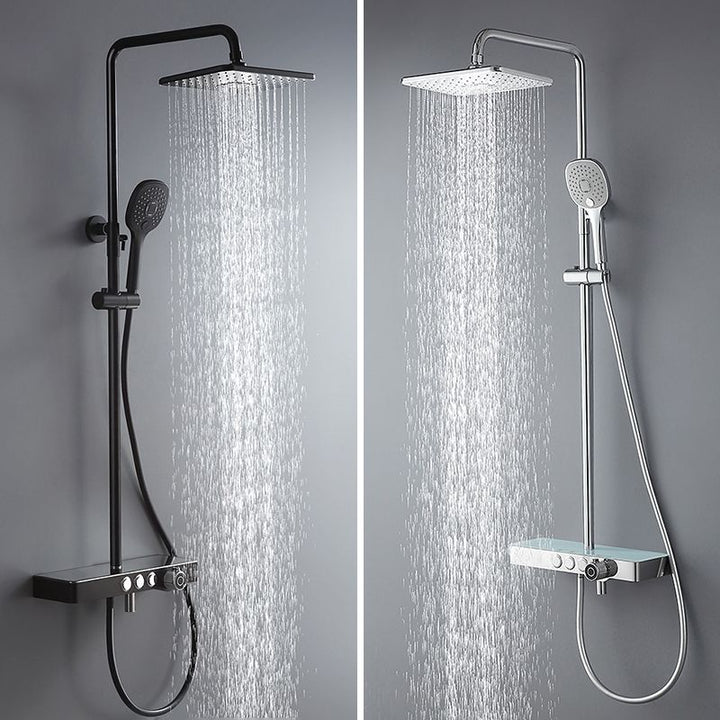 Lisslune | Plastic hands-free showerhead adjustable water flow showerhead