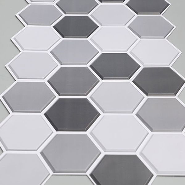 Lisslune | Mosaic Tiles Wallpaper PVC waterproof for peeling and sticking Mosaic tiles with hexagonal shape