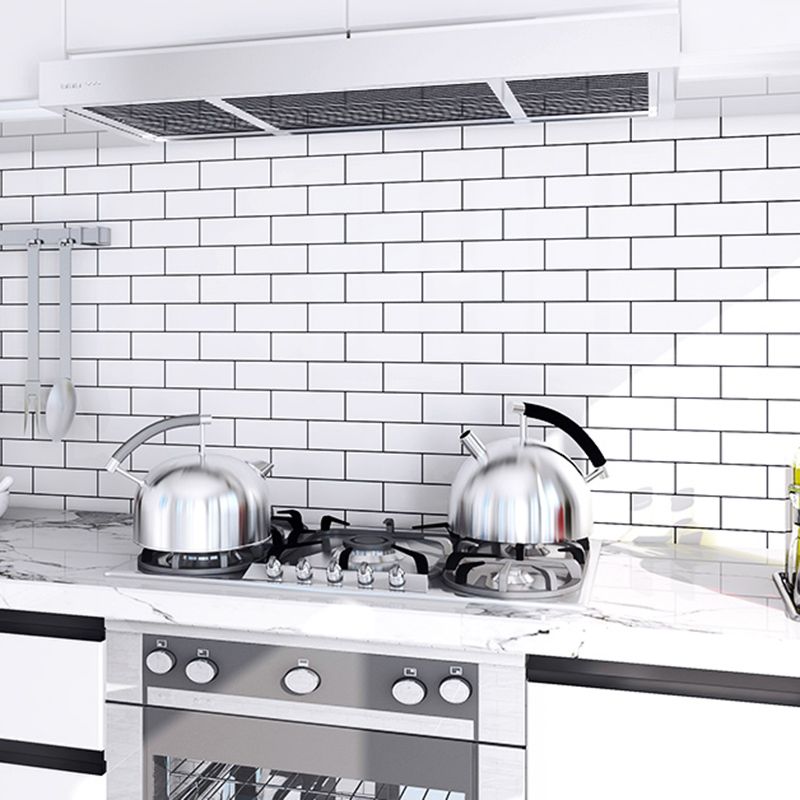 Lisslune | Modern Subway Tiles Smooth Peel-and-Stick Backsplash Tile for the Kitchen