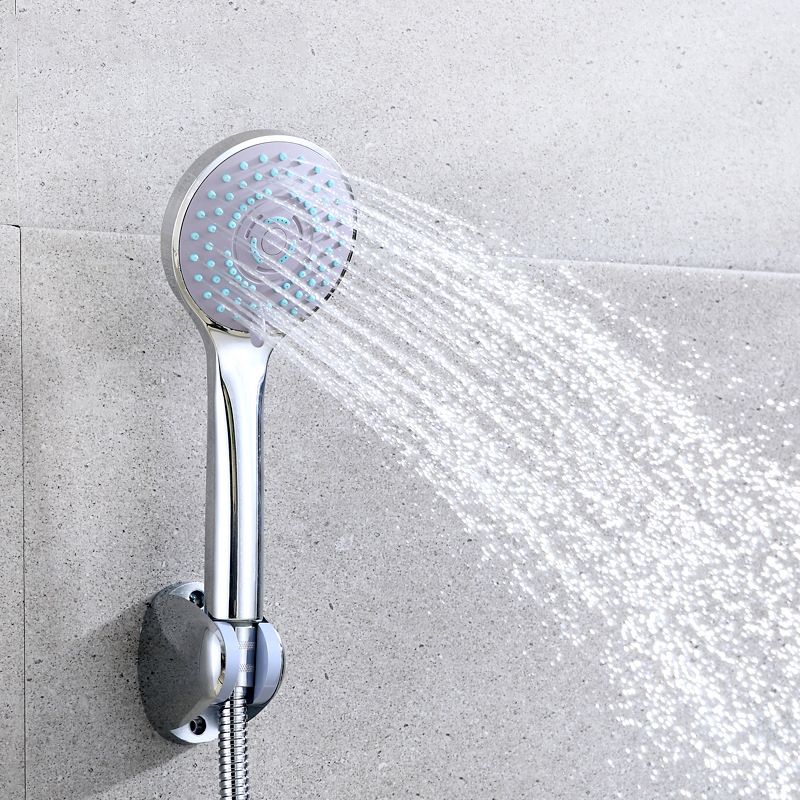 Lisslune | Metal chrome Hand shower Modern Rainfall Handheld Showerhead
