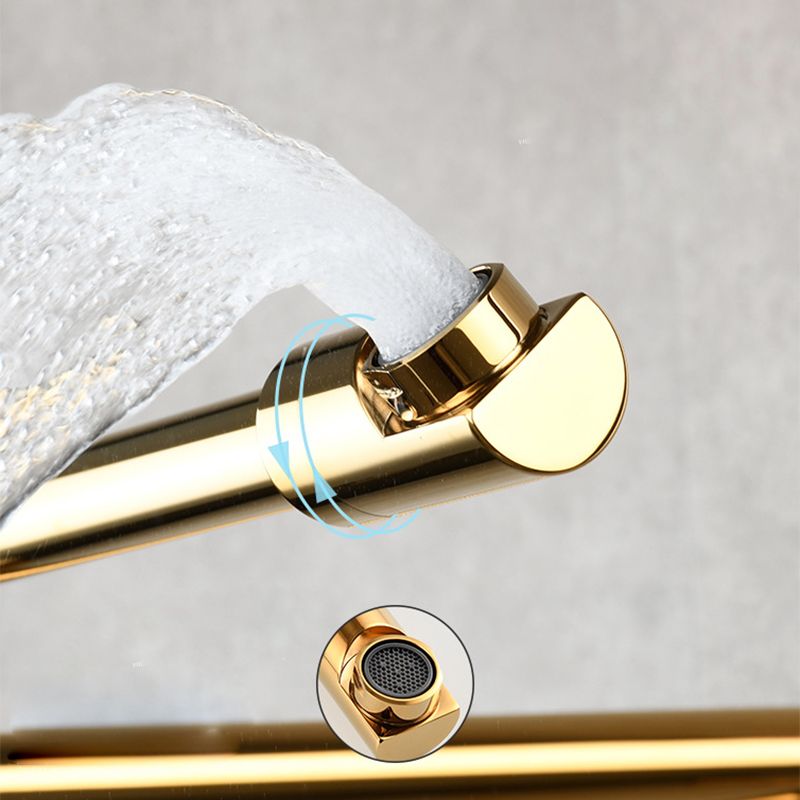 Lisslune | Modern Pull-down Faucet Single Handle Wall Mounted Pot Filler Low Profile 1-Hole Filler
