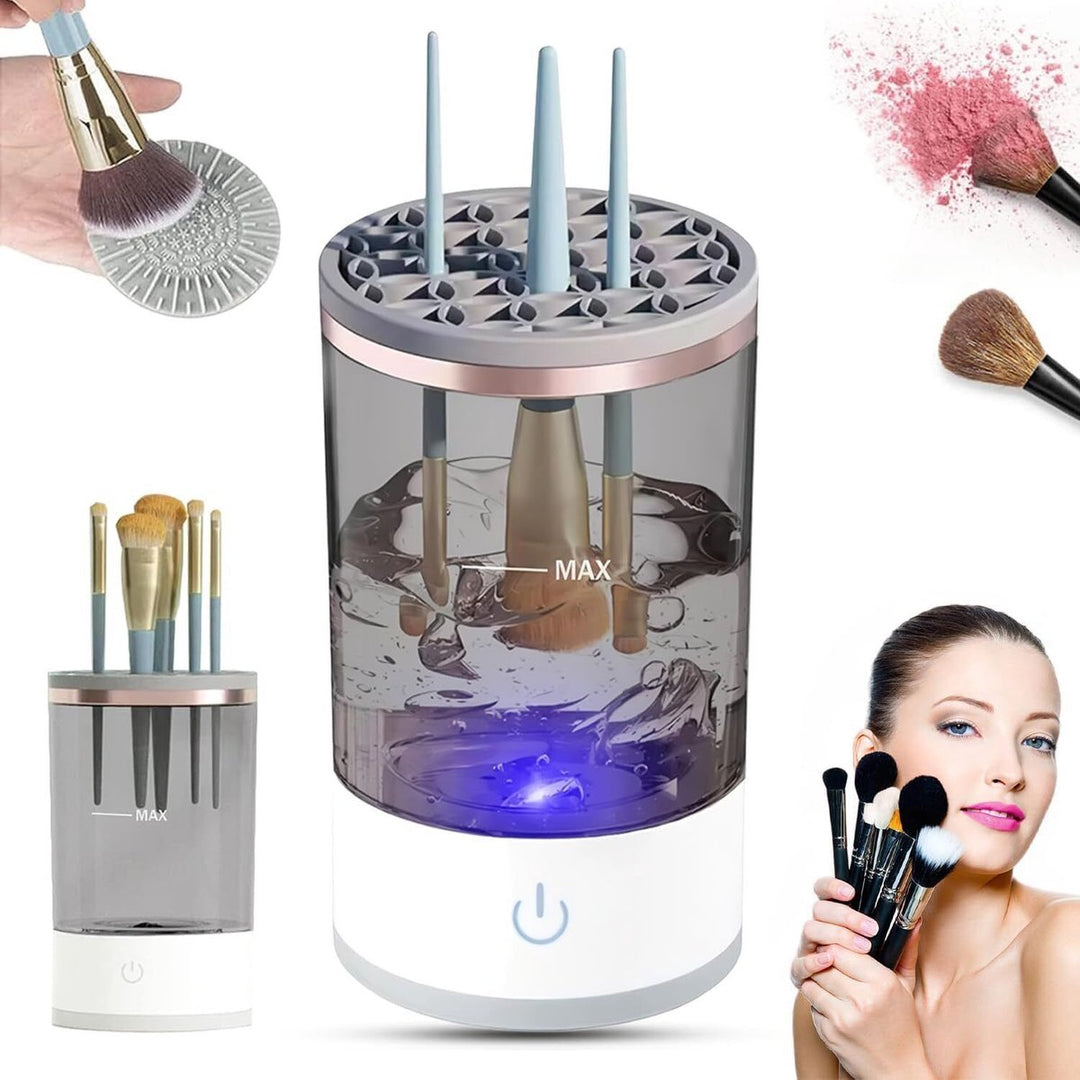 Lisslune | CleanEase Automatic Makeup Brush Cleaner – 3-in-1 Portable & Rechargeable