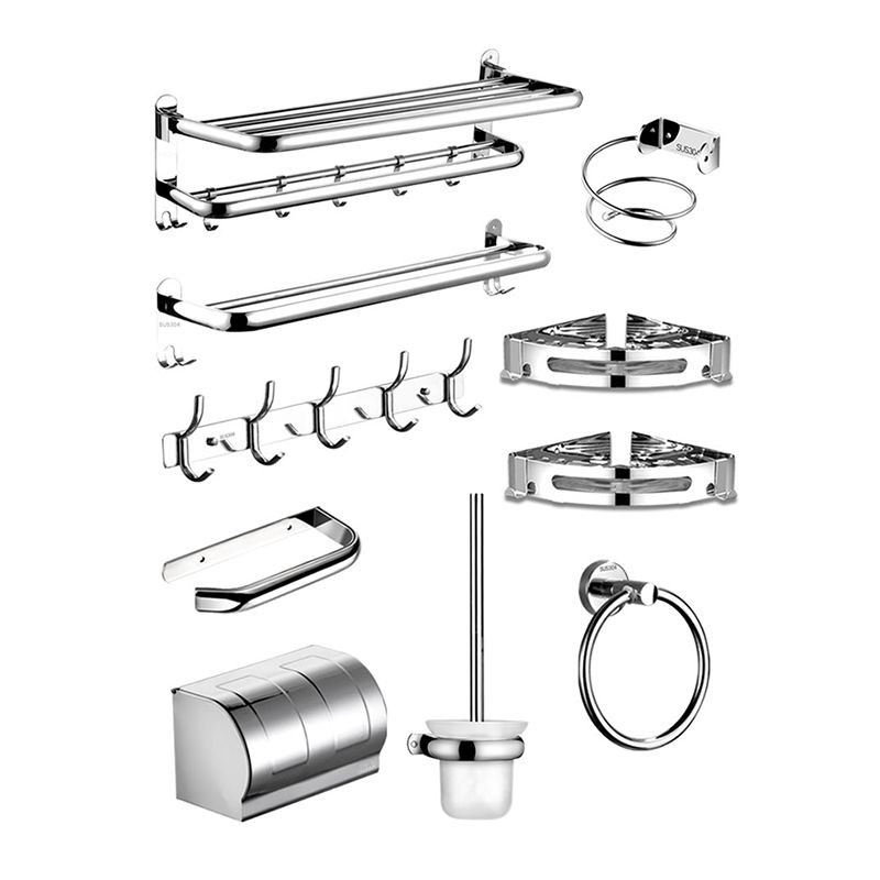 Lisslune | modern bathroom accessory set stainless steel towel holder bathroom shelf bathroom set