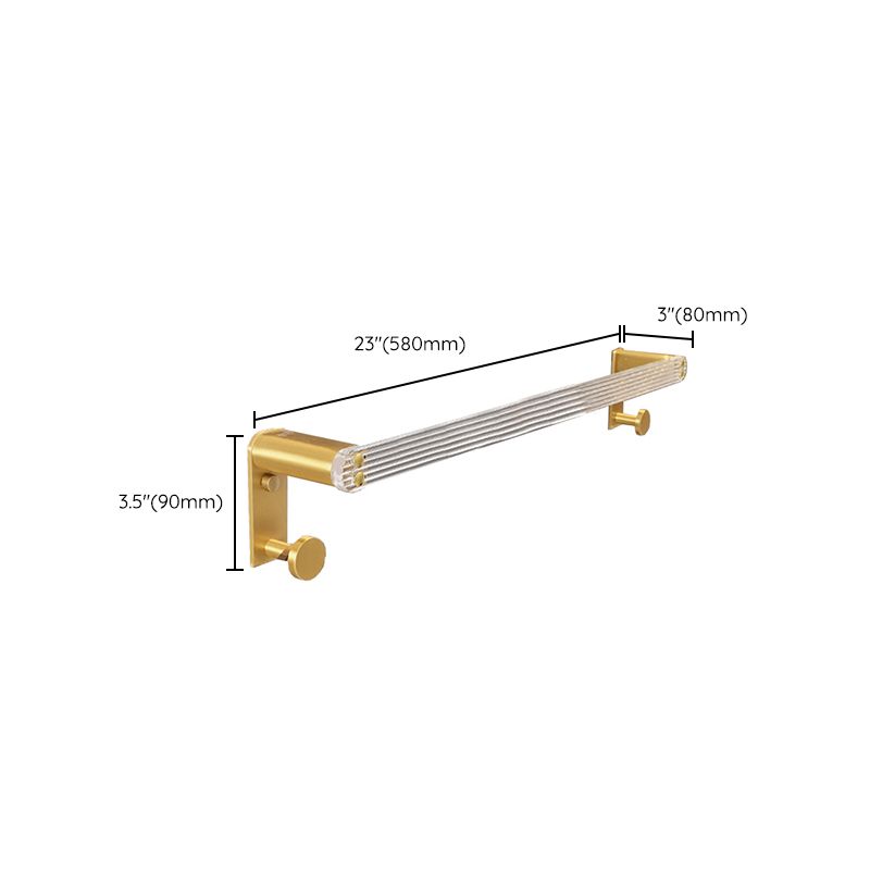Lisslune | Metal and Acrylic Bathroom Accessories as a Single Piece or in a Set in Gold