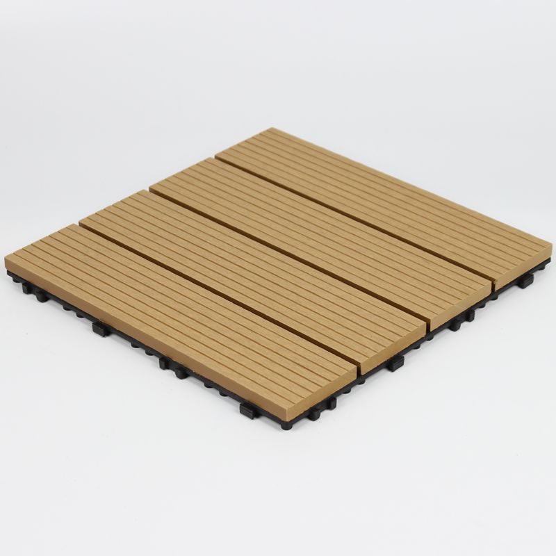 Lisslune | Wood deck board outdoor non-slip embossed floor panel