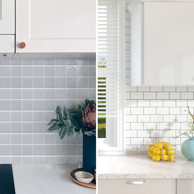 Lisslune | Modern Wallpaper Field Tile/Single Tile Peel and Stick Back Splash Kitchen