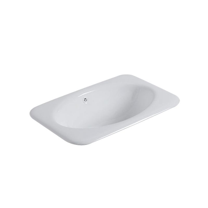 Lisslune | Traditional square washstand ceramics metal under-counter sink