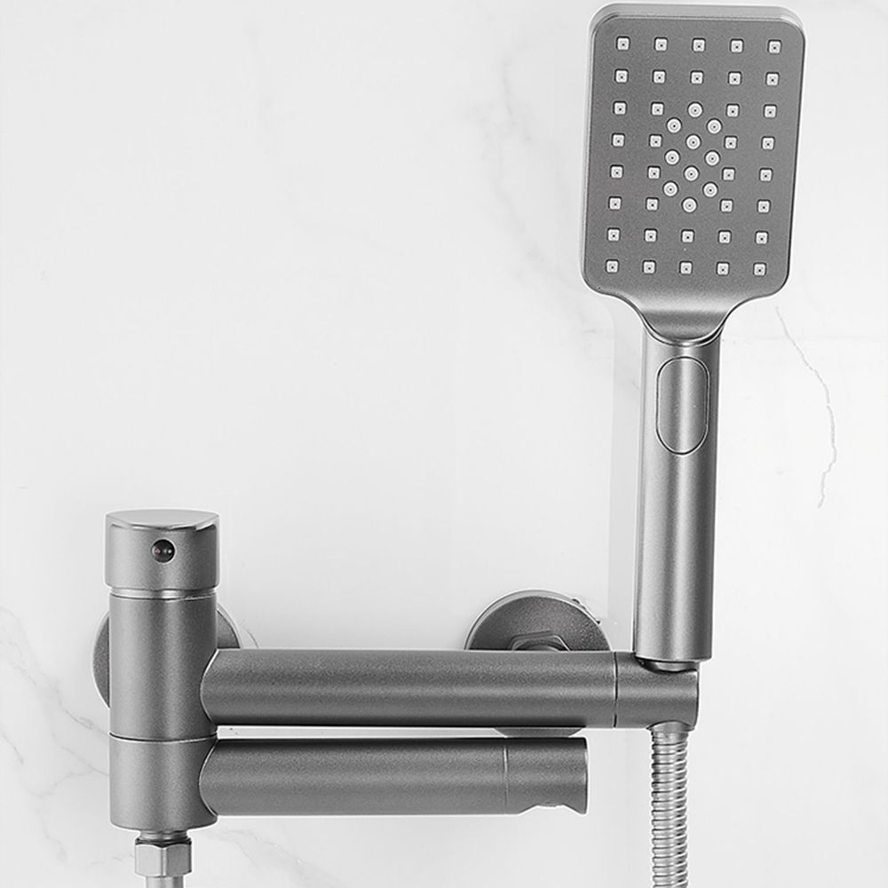 Lisslune | Wall-mounted metal bathtub faucet low arch single lever bathtub faucet trim
