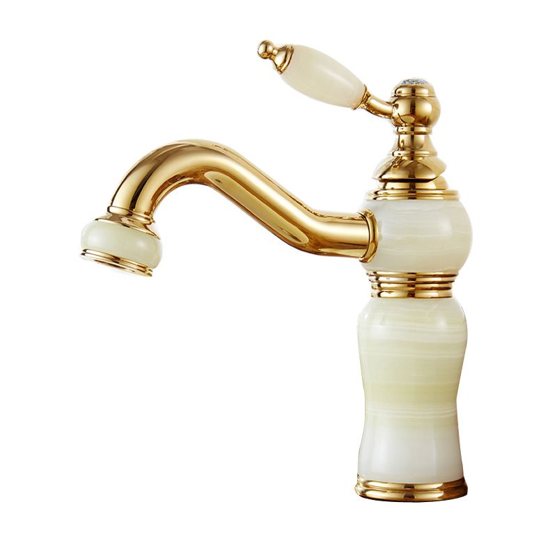 Lisslune | Glam Basin Tap Lever Handle Low Arc Basin Tap Bathroom Tap