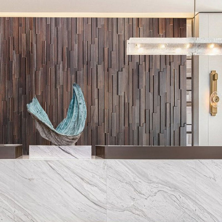Lisslune | Wood Wall Panel Modern Simple Home Living Room Wall Panel (1-Pack)