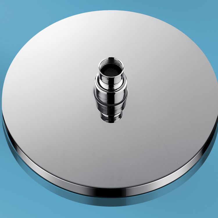 Lisslune | Metal Shower Head Combo Contemporary Round Fixed Shower Head for the Bathroom