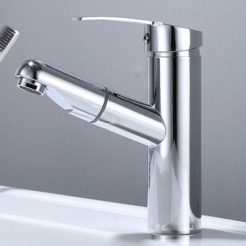 Lisslune | Modern Sink Faucet Solid Color Metal Sink Bathroom Faucet