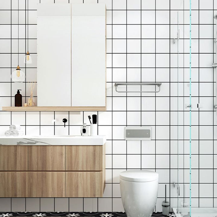 Lisslune | Modern waterproof splashback tiles for peeling and sticking smooth splashback tiles for the bathroom