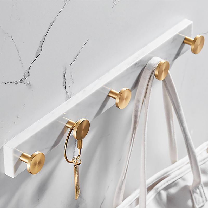 Lisslune | Metal and Marble Bathroom Accessory Individually or in Set in Gold