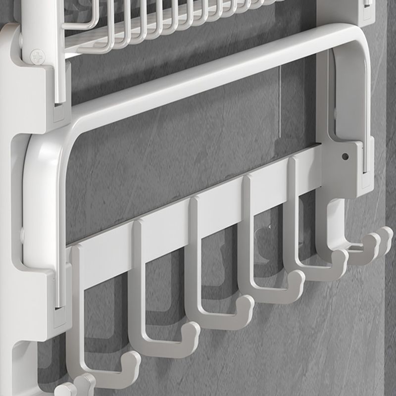 Lisslune | Modern Bathroom Accessory Set White Paper Holder Bathroom Shelf Bathroom Fittings Set