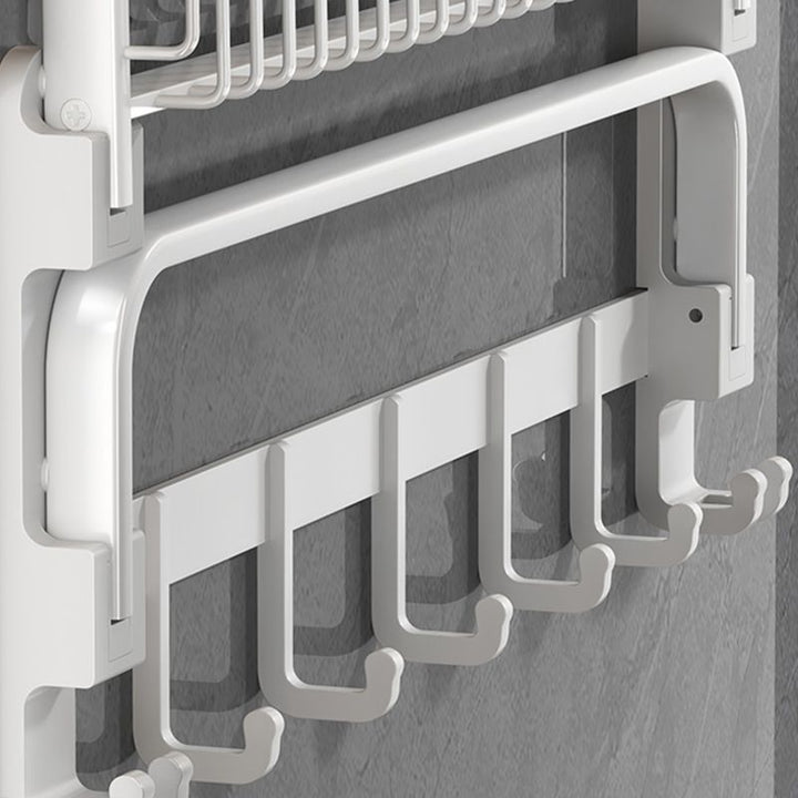 Lisslune | Modern Bathroom Accessory Set White Paper Holder Bathroom Shelf Bathroom Fittings Set