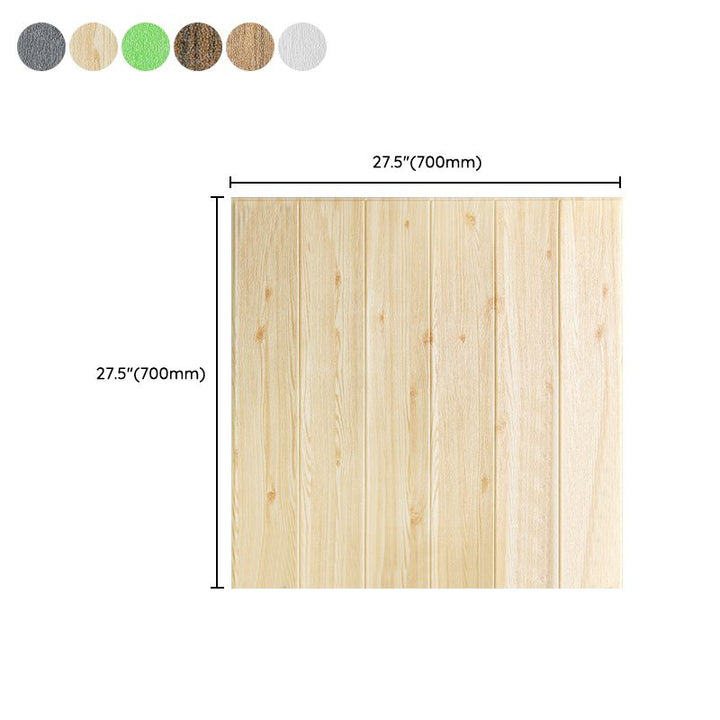 Lisslune | Wall paneling Vinyl Peel and Stick Smooth Waterproof Interior Wall Paneling