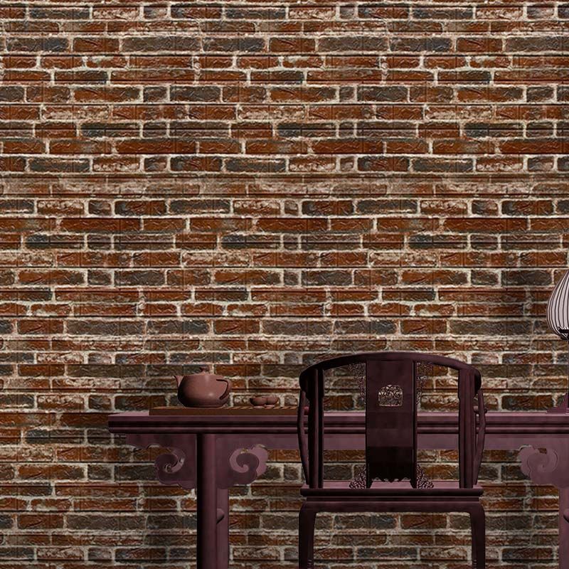Lisslune | Industrial Wall Plank 3D Print Bathroom Living Room Wall Panels Set of 10