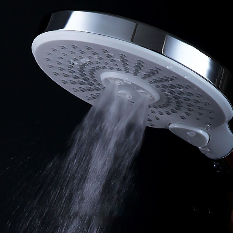 Lisslune | Basic Shower Head Round Plastic Handheld Shower Head in Silver