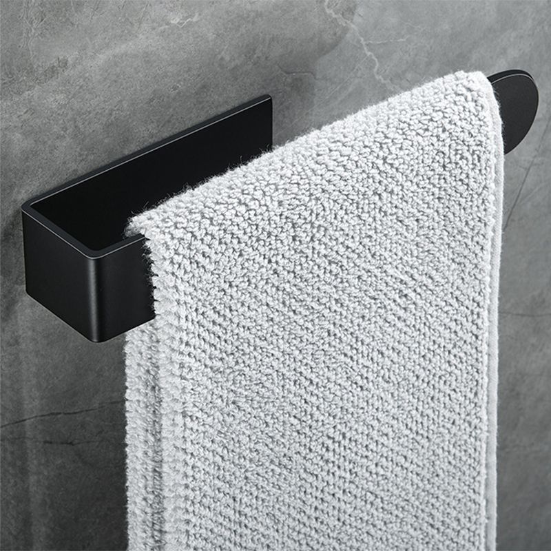 Lisslune | Modern Towel Ring Bathroom Hardware Set Stainless Steel/Black Bath Hardware Set