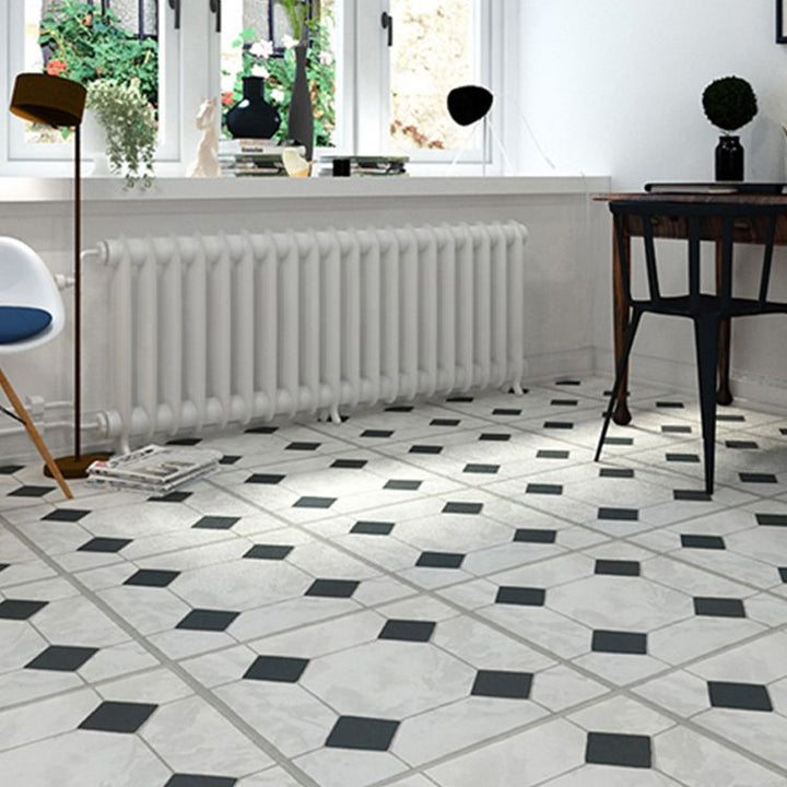 Lisslune | Smooth PVC Flooring Peel and Stick Waterproof Square Vinyl Flooring