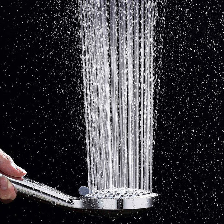 Lisslune | Modern Plastic Shower Head Round Handheld Shower Head with Adjustable Water Flow