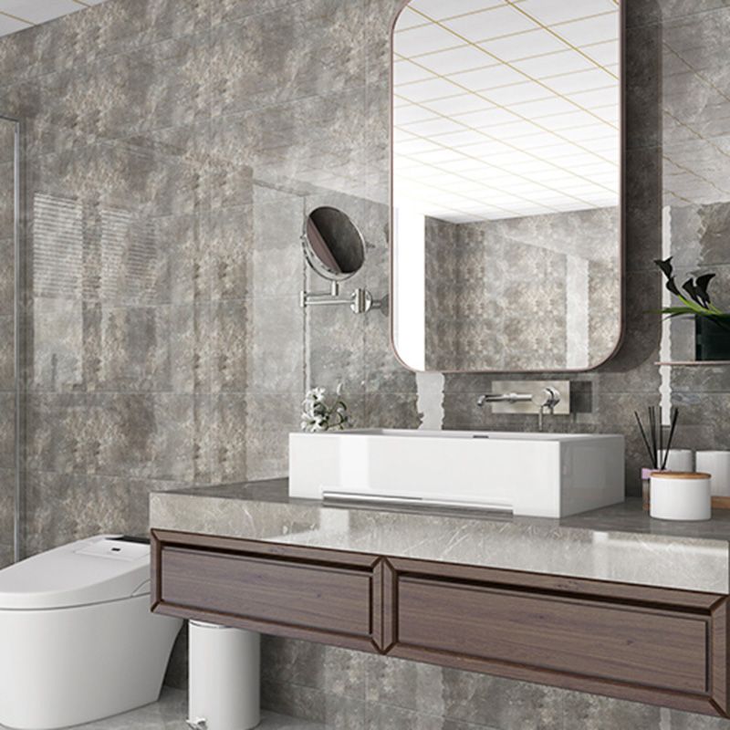 Lisslune | Contemporary Peel-and-Stick Wall Tiles Bathroom Field Tiles Wallpaper