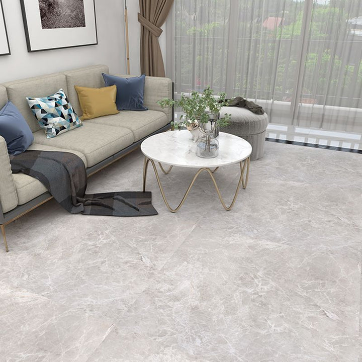 Lisslune | Indoor Vinyl Floor Peel and Stick PVC Marble Print Square Floor