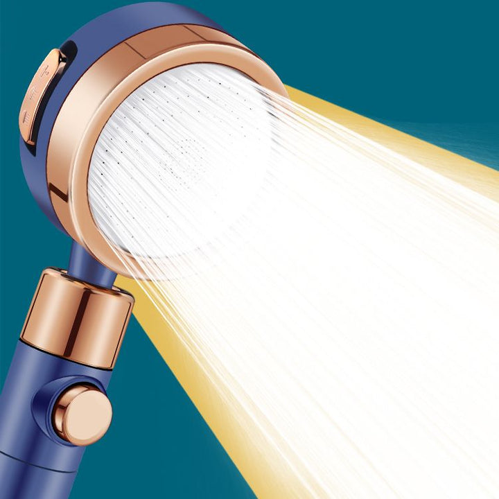 Lisslune | Round Hand Shower Adjustable Water Flow Wall Mounted Shower Head