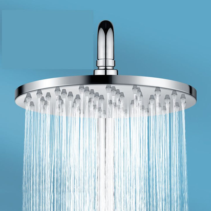 Lisslune | Metal Shower Head Combo Contemporary Round Fixed Shower Head for the Bathroom