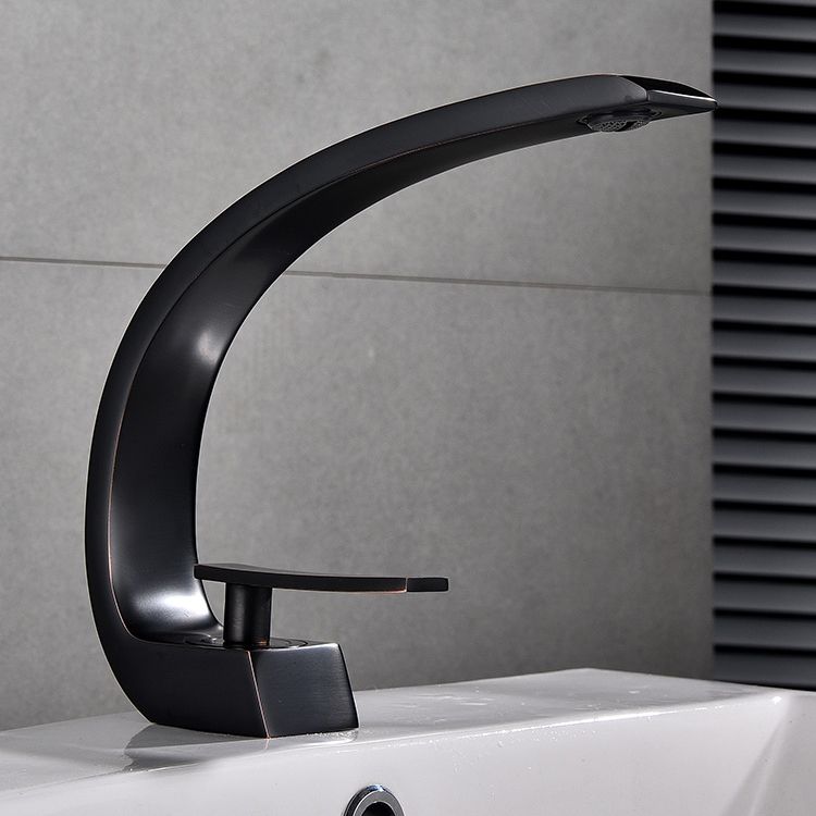 Lisslune | Waterfall Spout Widespread Sink Faucet Modern Lever Handles Sink Faucet