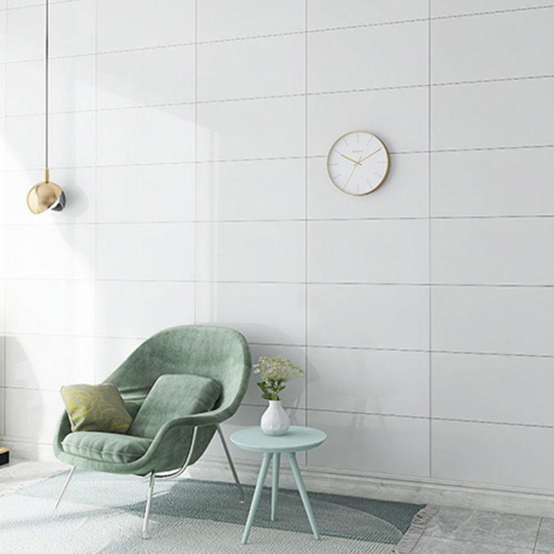 Lisslune | Modern rectangular Peel and Stick back wall tile PVC wallpaper
