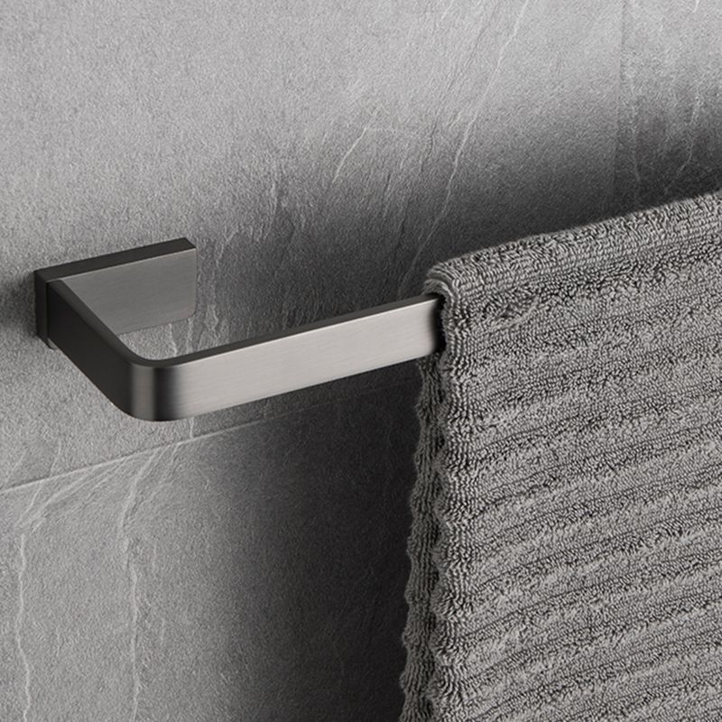 Lisslune | Gray metal modern bathroom accessories as a single item or as a set